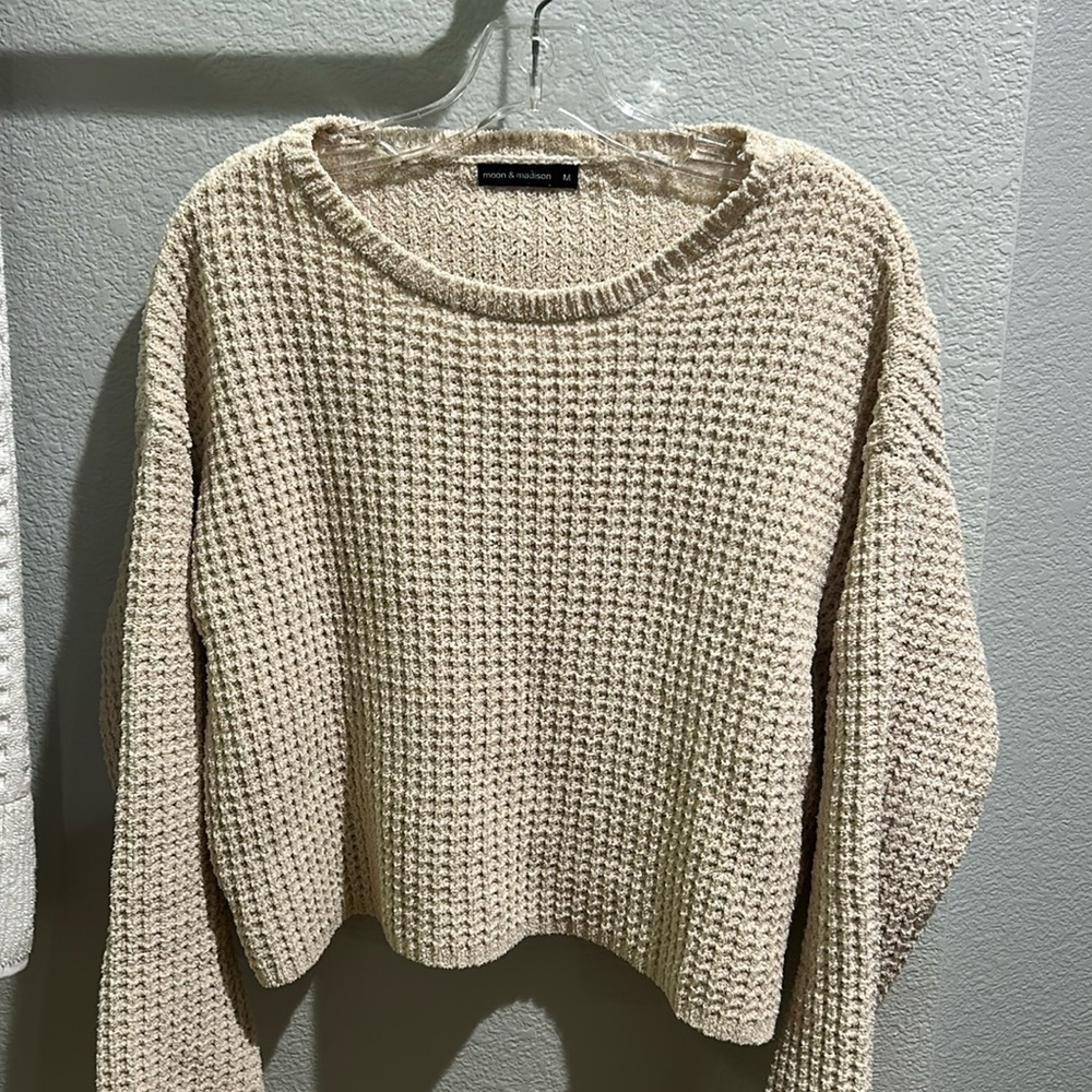 Cream Knit Sweater